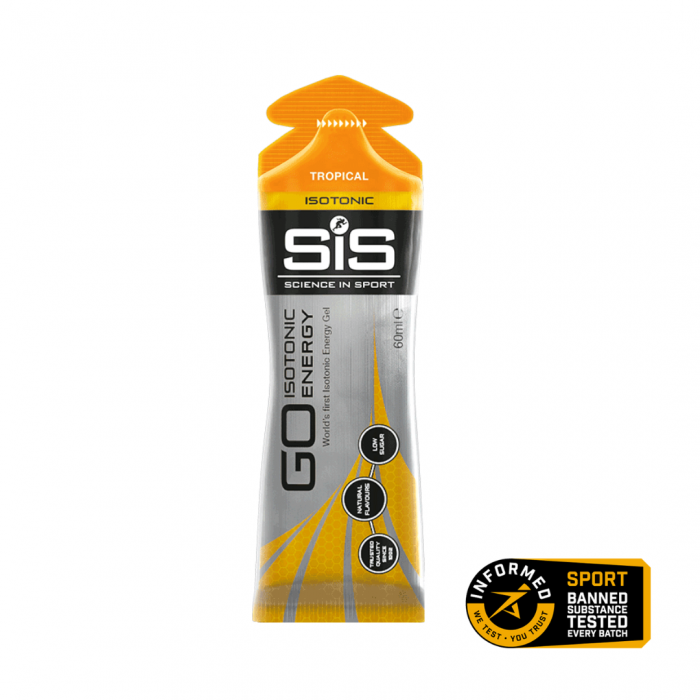 SiS GO Isotonic Energy Gel – Tropical, Science in Sport, 30 x 60 ml [1]