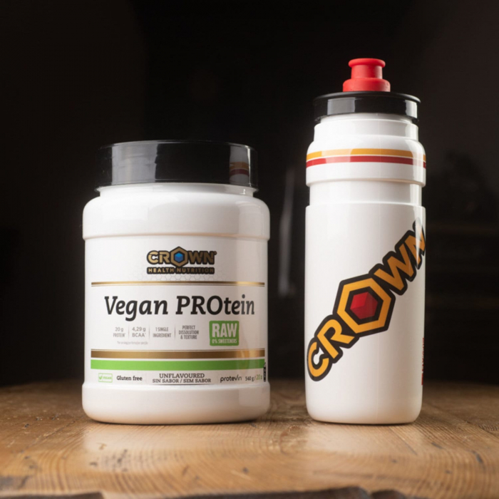 Vegan PROtein RAW Unflavoured, Crown Sport Nutrition, 540 g (20 porții) [3]