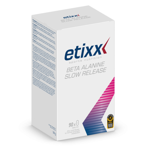 beta alanina - 90 tablete Beta alanina Slow release, beta-alanină cu eliberare prelungită pentru efort intens, Etixx