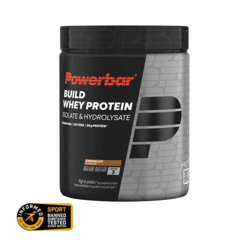 Proteic - Build Whey Protein Isolate & Hydrolysate – Chocolate, Powerbar, 572 g