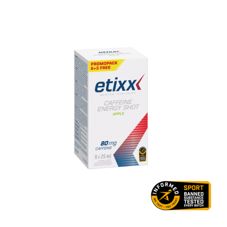 Cu Cofeina - Caffeine Energy shot, Etixx, 9 x 25 ml