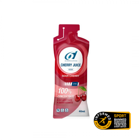 Energy Gel (carbohidrați) - Cherry Juice, 6d Sports, cut (8buc × 40 ml)