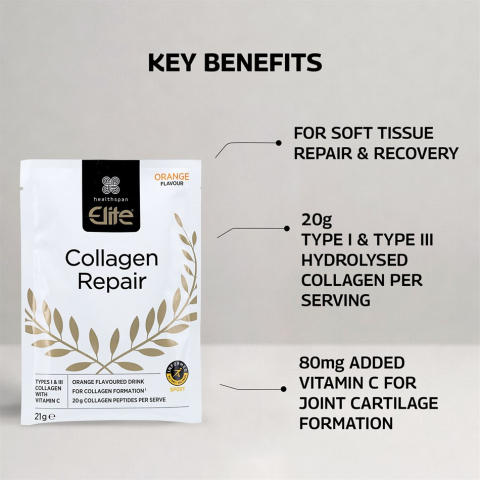 Collagen Repair, 10 plicuri, Portocale, Healthspan Elite [2]