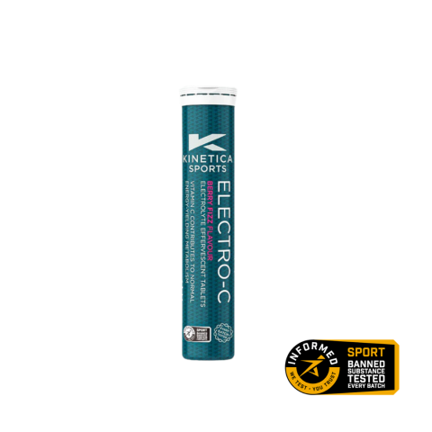 Hidratare & Izotonice - Electro-C Effervescent Tabs  Berry Fizz, Kinetica, flacon x 20 tablete