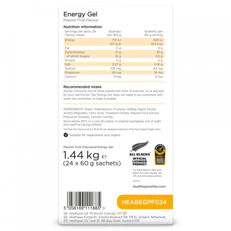 Energy Gel – Healthspan Elite, gel x 60g [2]