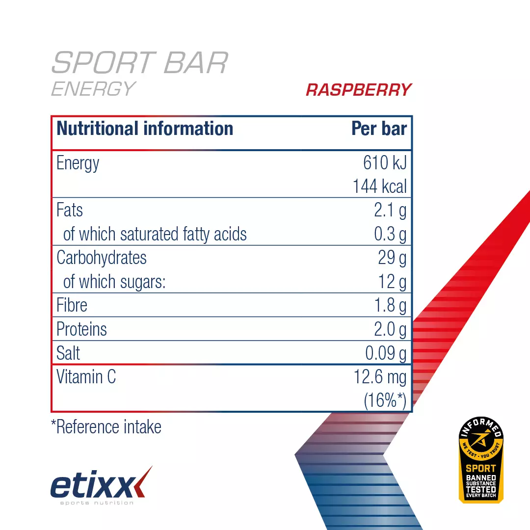 Energy nougat sport baton, bar, Etixx, 12 x 40 g [2]