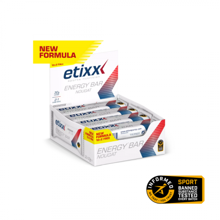 Batoane - Energy nougat sport baton, bar, Etixx, 12 x 40 g