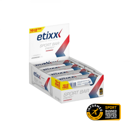 Batoane - Energy sport baton, bar, Chocolate Etixx, 12 x 40 g