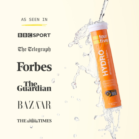 Hydro Plus, 20 tablete efervescente, Portocale și Mango, fourfive [4]