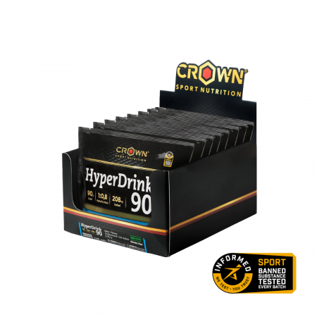 Hidratare & Izotonice - HyperDrink 90 Neutral Single Dose, Crown Sport Nutrition, 90 g
