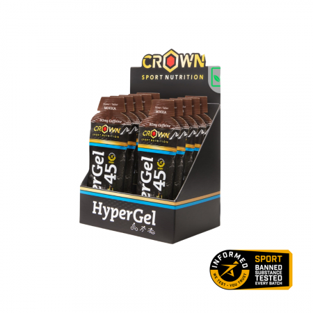 Geluri - HyperGel 45 + Caffeine Mokka, Crown Sport Nutrition, 75 g