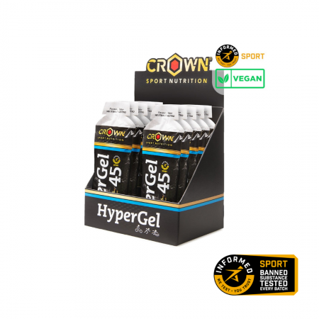 Energy (carbohidrati) - HyperGel 45 Neutral, Crown Sport Nutrition, 75 g