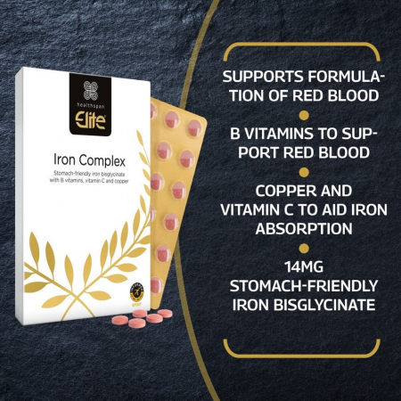 Iron Complex, Healthspan Elite, 120 tabs [2]