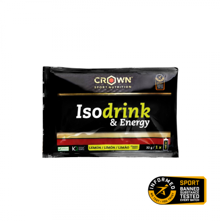 Isodrink & Energy, 32 g monodoză, Portocale, Crown Sport Nutrition [2]
