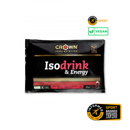 Hidratare & Izotonice - Isodrink & Energy  Single-dose, Crown Sport Nutrition, 1x32 g