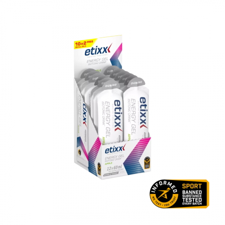 Energy (carbohidrati) - Isotonic Drink Energy Gel, Etixx, 12×60 ml