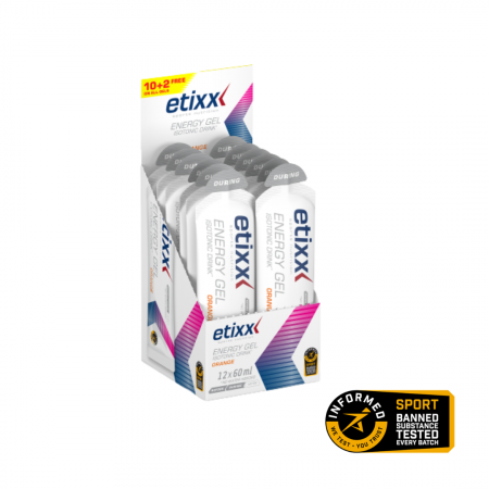 Energy (carbohidrati) - Isotonic Drink Energy Gel, Etixx, 12×60 ml