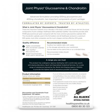 Joint Physio Glucosamine & Chondroitin, Healthspan Elite, 120 tabs [1]