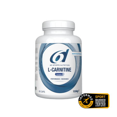 L-Carnitina - L-Carnitine Carnipure®, 6d Sports, 80 capsule