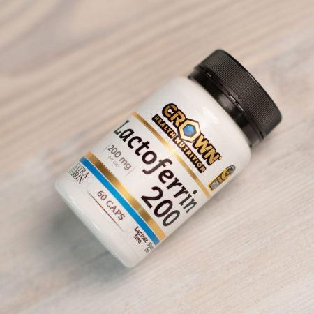 Lactoferrin 200 Natraferrin®, Crown Sport Nutrition, 60 capsule [1]