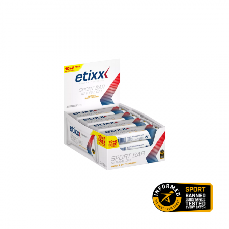 Batoane - Natural Oat bar, Etixx, 12 x 55 g