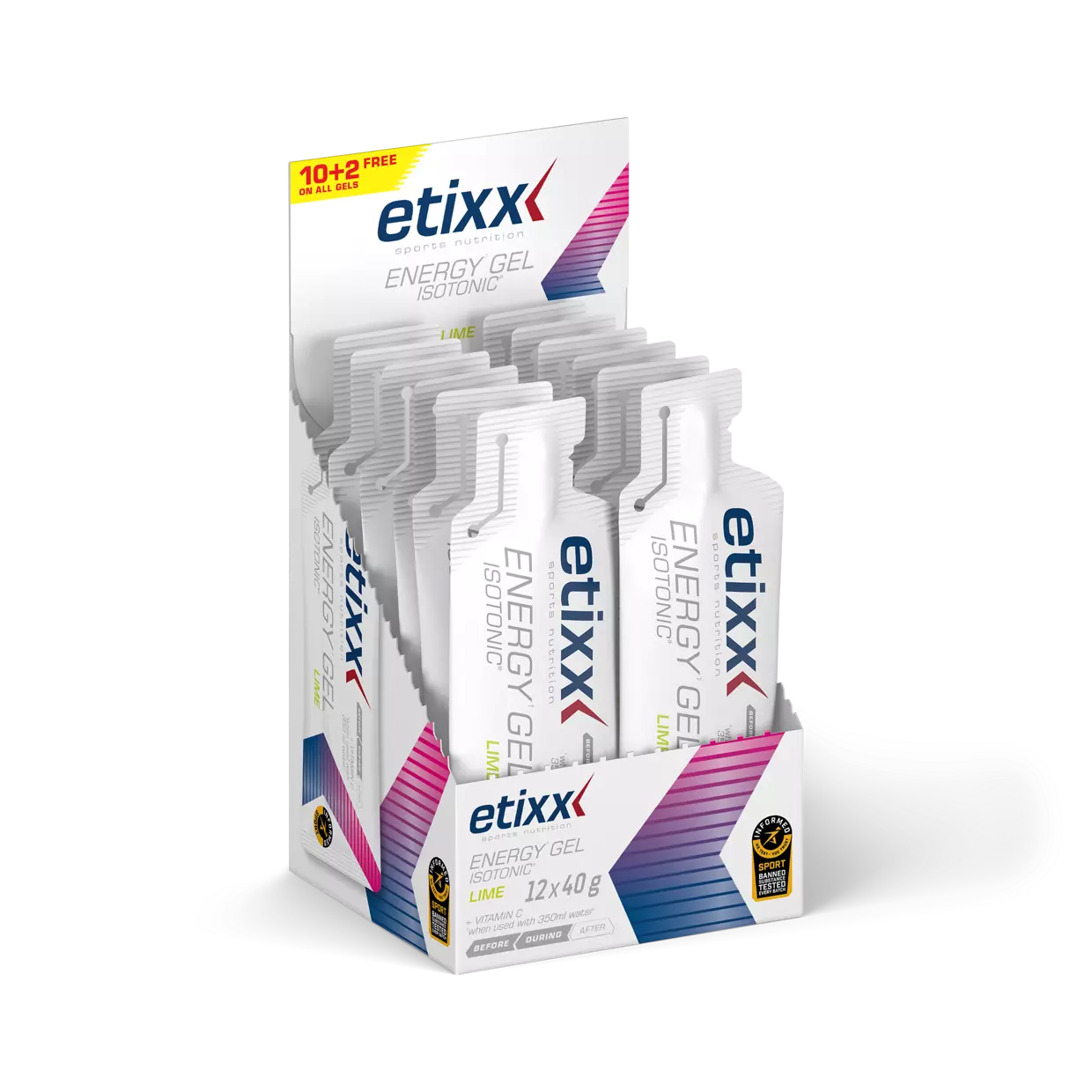 Nutritional energy gel, Etixx, Cola, 10 x 25 ml [1]