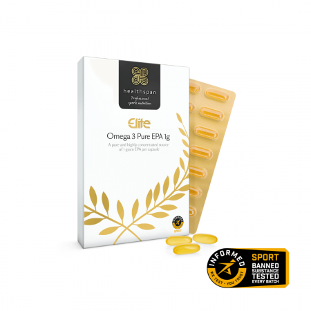 Omega-3 (EPA/DHA) - Omega 3 Pure EPA 1g, Healthspan Elite, 60 caps