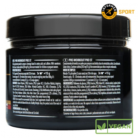 Preworkout PRO ST Citric, Crown Sport Nutrition, 300 g (20 porții) [1]