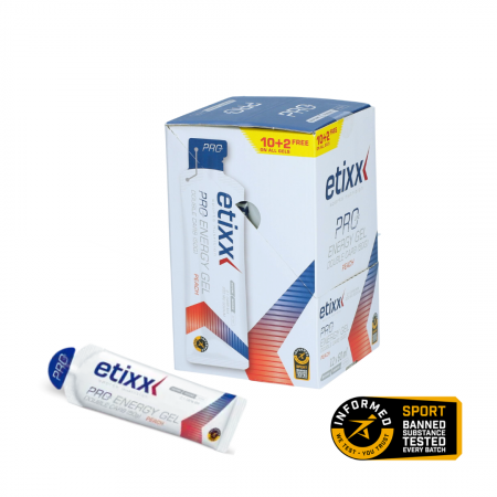 Energizant - Pro line energy double carb Piersica, Etixx, 12 x 60 ml