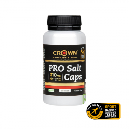 Hidratare & Izotonice - PRO Salt Caps, Crown Sport Nutrition, 60 capsule