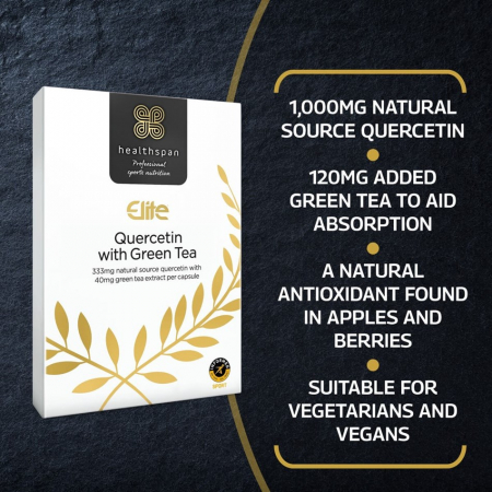 Quercetin & Green Tea, Healthspan Elite, 90 caps [1]