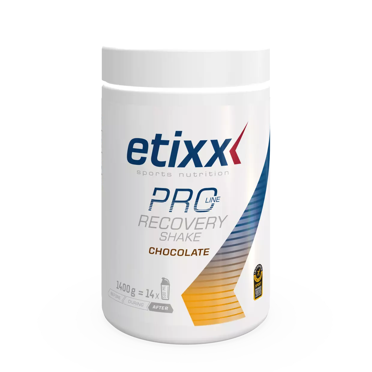Recovery Shake PRO LINE Ciocolata, Etixx, 1400 g [1]