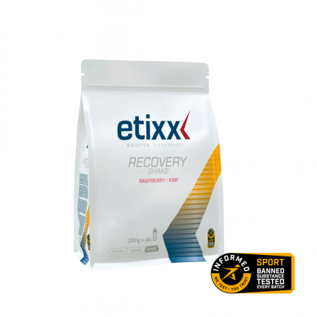 Electroliti - Recovery Shake Zmeura & Kiwi, Etixx, 2000 g