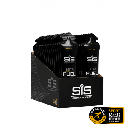 Energy (carbohidrati) - SiS Beta Fuel Gel Portocale, Science in Sport, 30 x 60 ml