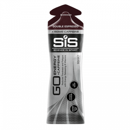 SiS GO + Caffeine Gel – Espresso Dublu, Science in Sport, 30 x 60 ml [1]
