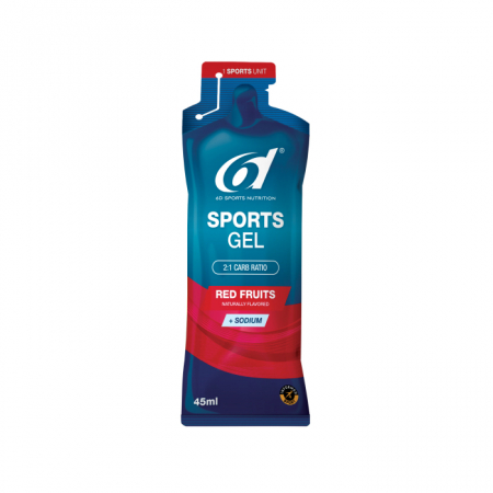 Energy Gel (carbohidrați) - Sports Gel, 6d Sports, cut ( 6 × 45 ml )