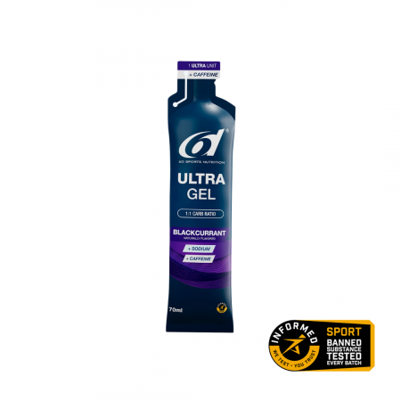Energy Gel (carbohidrați) - Ultra Gel, 6d Sports, cut ( 6buc × 70 ml )