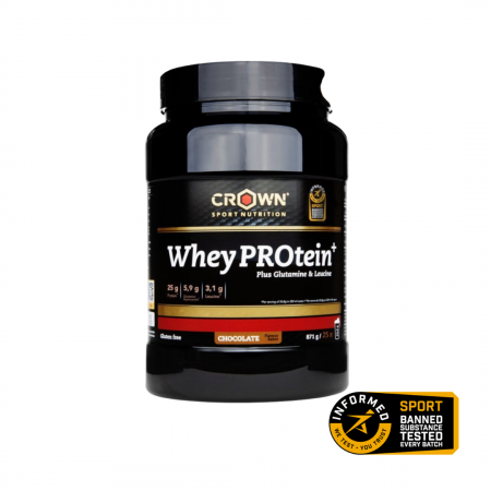 Whey Concentrate - Whey PROtein + Chocolate, Crown Sport Nutrition, 871 g (25 porții)