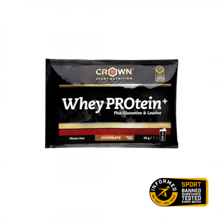 Whey Concentrate - Whey PROtein + Chocolate Single Dose, Crown Sport Nutrition, 28 g