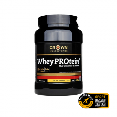 Whey Protein - Whey PROtein+, 848 g, Wafer Cookies, Crown Sport Nutrition