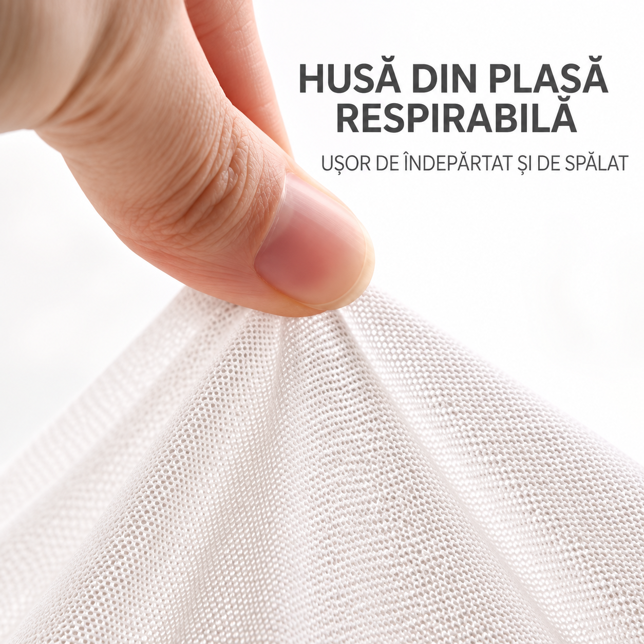 Husă din plasă respirabilă și detașabilă a pernei S13