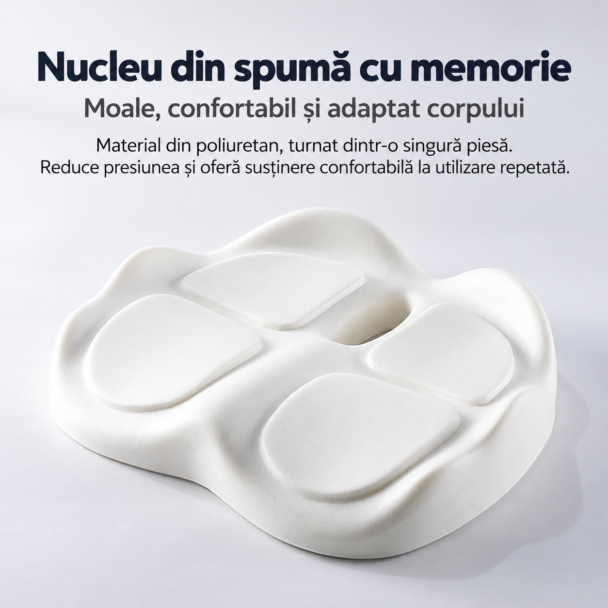 Nucleul din spumă cu memorie al pernei Back Care S19