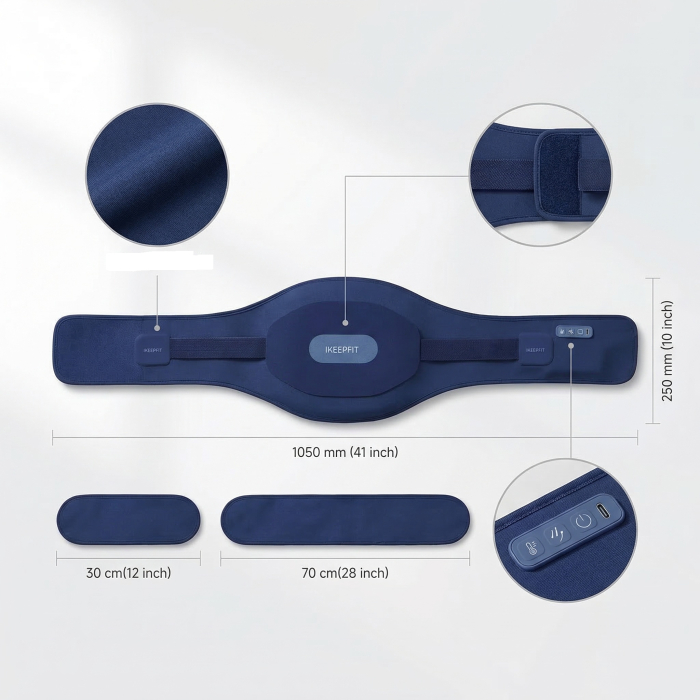 Centura ortopedica lombara cu masaj si incalzire pentru postura [3]