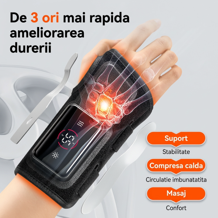 Orteza incheietura cu incalzire si masaj pentru tunel carpian [2]