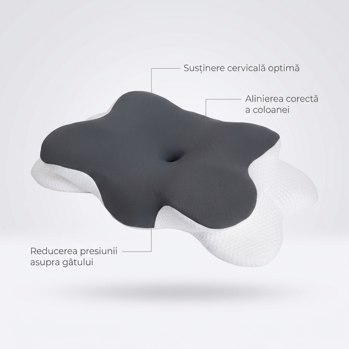 Perna fluture ergonomica pentru suport gat si relaxare [3]