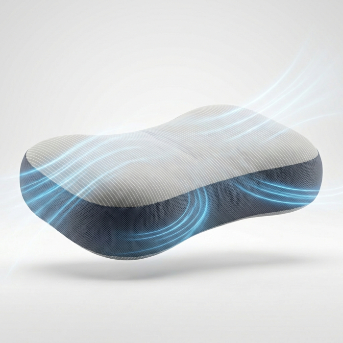 perna cervicala, perna ortopedica, somn corect, durere gat, suport gat, aliniere coloana [3]