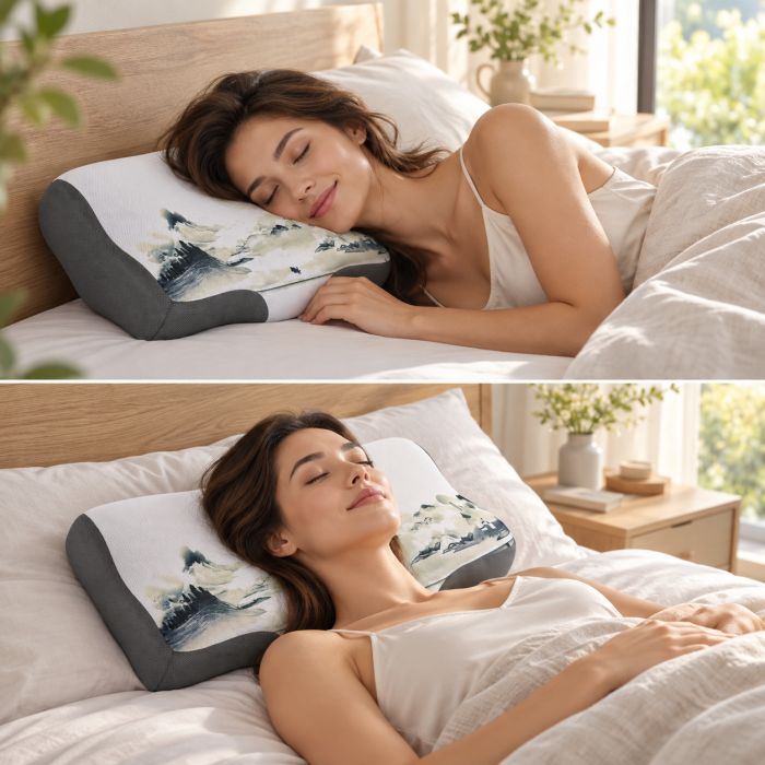 Perna cervicala ortopedica ergonomica pentru somn [6]