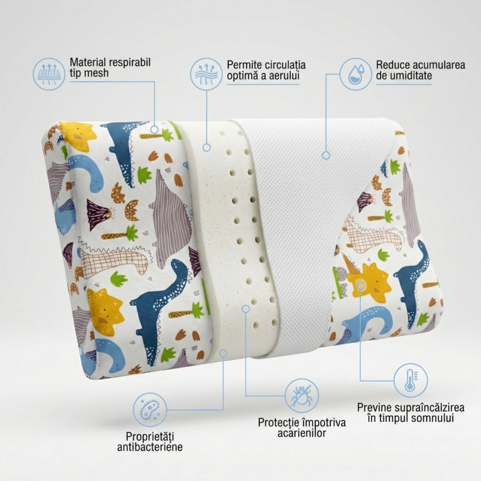 Perna ortopedica bebelusi pentru prevenire plagiocefalie [2]