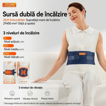 Centura lombara cu masaj si incalzire pentru dureri de spate [5]