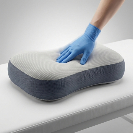 perna cervicala, perna ortopedica, somn corect, durere gat, suport gat, aliniere coloana [1]